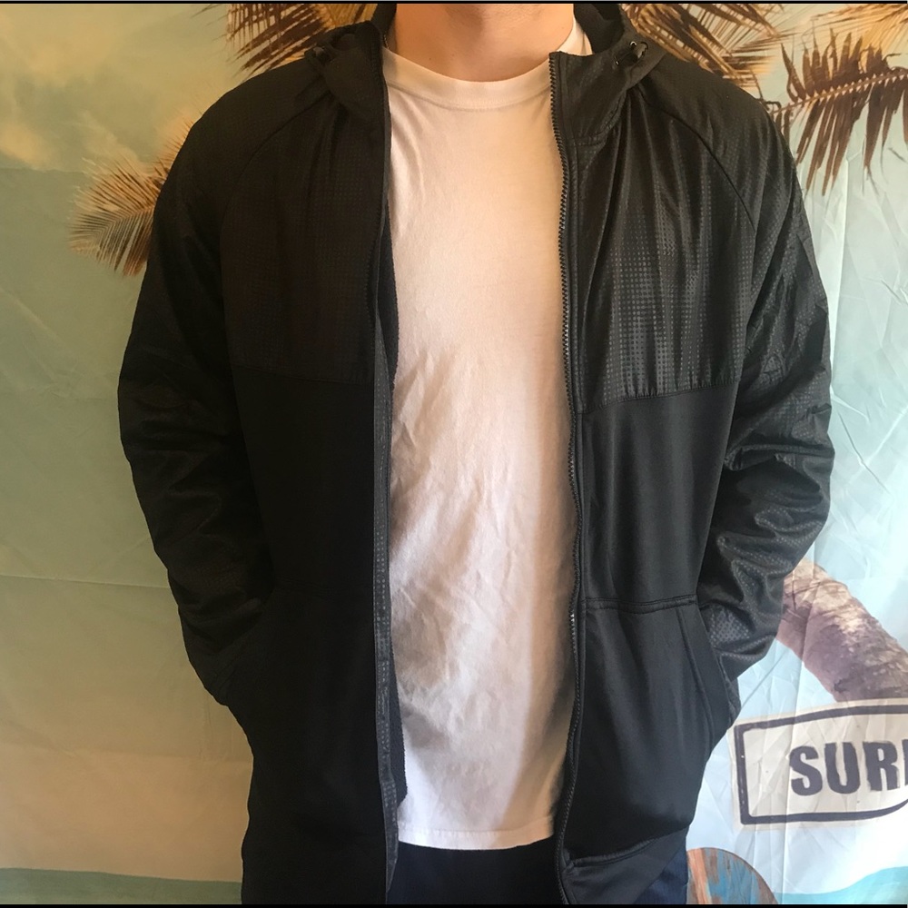 Black weather jacket